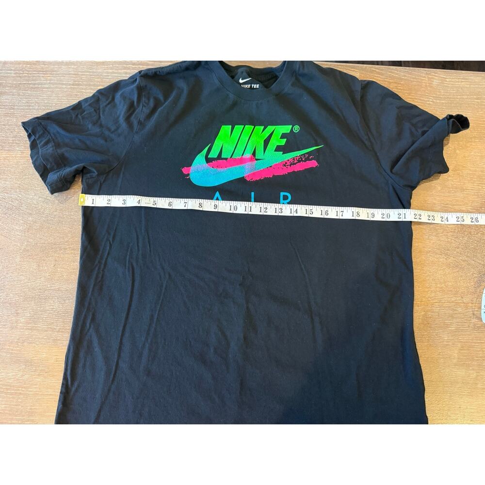 NIKE Black with Neon Logo The Nike Tee Men L - Picture 5 of 6